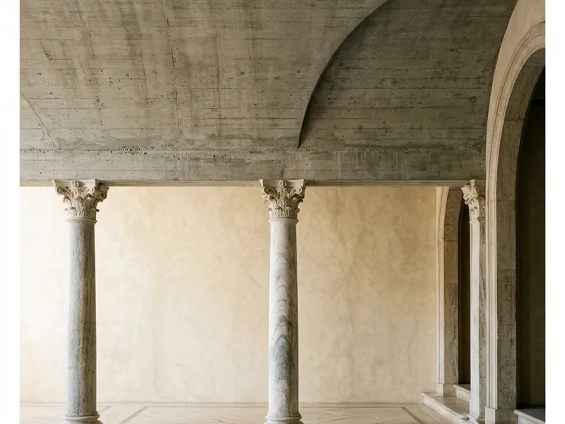 Renaissance architectural geometric render